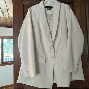 Torrid Cream Blazer